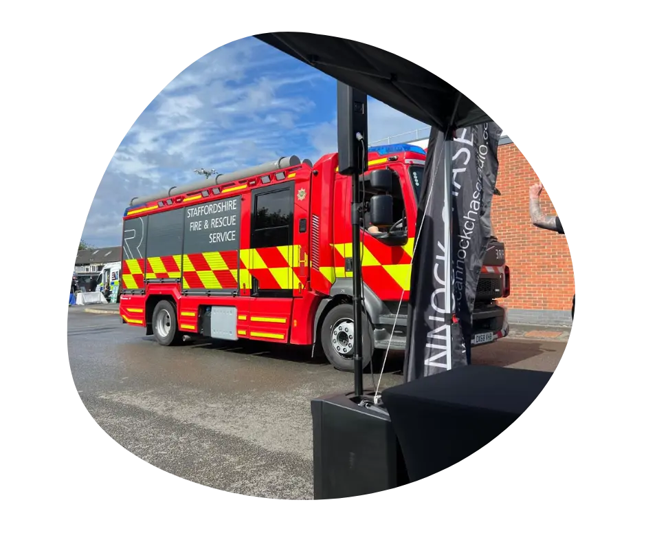 Lichfield Fire Station - Cannock Chase Radio FM Event